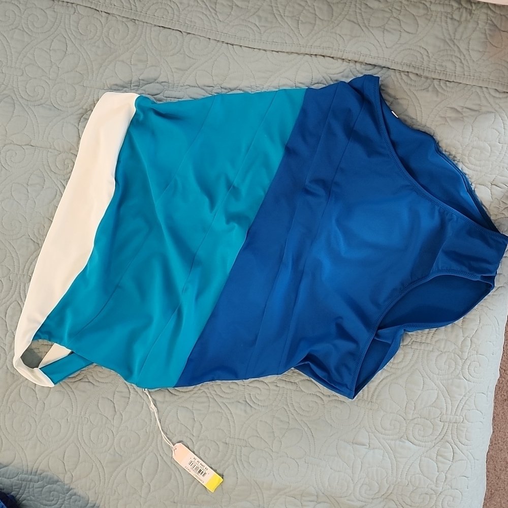 Summersalt Blue Sidestroke Swimsuit